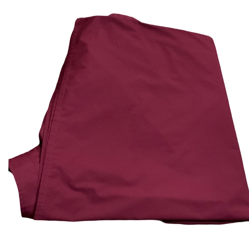 King Size 8XL Maroon Button-Up Shirt | Big & Tall | Relaxed Fit Casual Wear - Picture 6 of 9